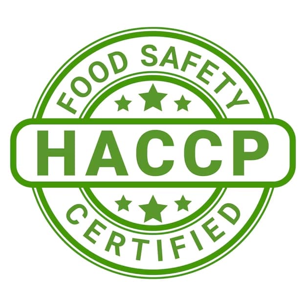 HACCP food safety certified